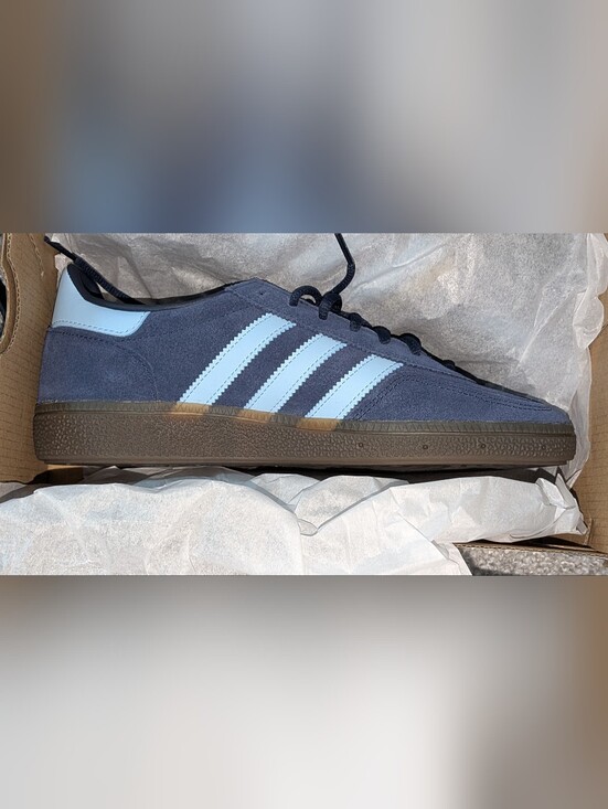NIB, Adidas, Handball Spezial, Collegiate Navy/ Gum Athletic Shoes-Men\'s 6.5 main image 12